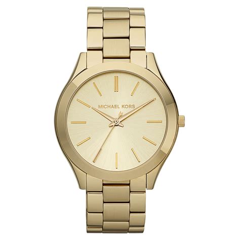 michael kors slim runway tortoise and gold tone watch|Michael Kors watches.